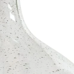 Habitat Abas Glass Table Lamp - Clear & Cream -Home Furnishings Store 9489732 R Z003A