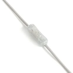 Habitat Abas Glass Table Lamp - Clear & Cream -Home Furnishings Store 9489732 R Z004A