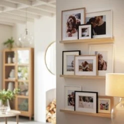 Habitat Abas Glass Table Lamp - Clear & Cream -Home Furnishings Store 9489732 R Z004C