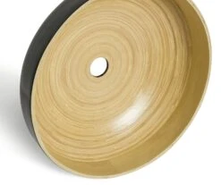 Habitat Abaya Spun Bamboo Pendant Shade - Black -Home Furnishings Store 9501108 R Z003A