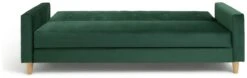 Habitat Brooks Clic Clac Storage Fabric Sofa Bed - Green 22 Habitat Brooks Clic Clac Storage Fabric Sofa Bed - Green -Home Furnishings Store 9504466 R Z006A