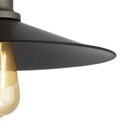 Habitat Pixie Flush To Ceiling Light - Black -Home Furnishings Store 9505623 R Z003A