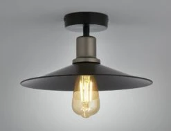 Habitat Pixie Flush To Ceiling Light - Black -Home Furnishings Store 9505623 R Z003C