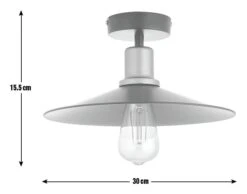 Habitat Pixie Flush To Ceiling Light - Black -Home Furnishings Store 9505623 R Z017A