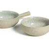 Habitat Mediterranean 2 Piece Stoneware Tapas Dish - Natural -Home Furnishings Store 9511992 R Z001A