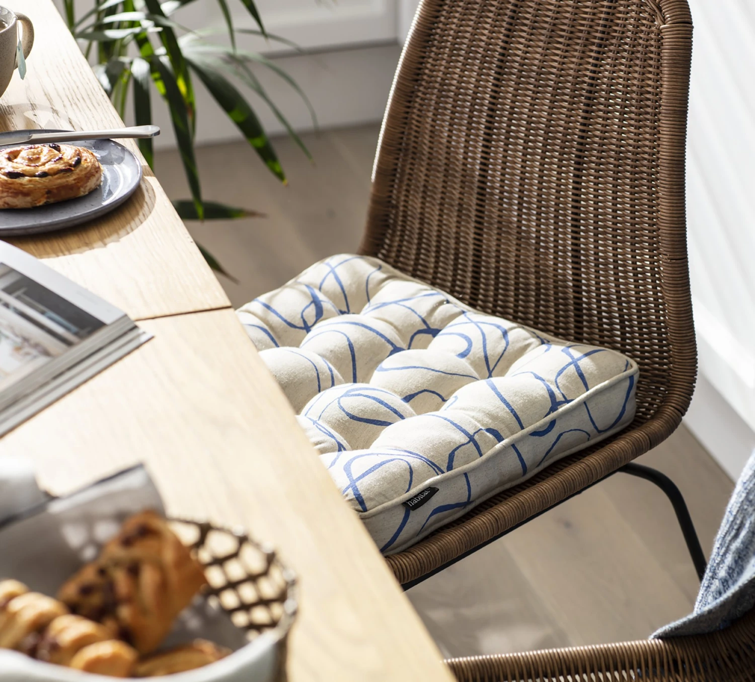 Habitat Mediterranean Pack Of 2 Seat Cushion 4 Habitat Mediterranean Pack Of 2 Seat Cushion - Image 2