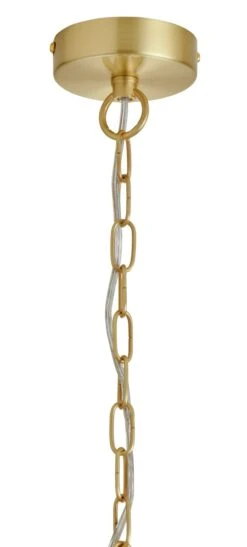 Habitat Presley Glass 8 Tier Chandelier - Brass -Home Furnishings Store 9514449 R Z003A