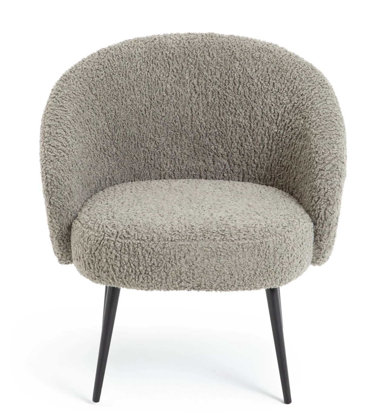 Habitat Ash Boucle Accent Chair - Grey 3 Habitat Ash Boucle Accent Chair - Grey