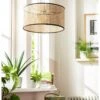 Habitat Ashi Rattan 40cm Shade - Natural & Black -Home Furnishings Store 9519602 R Z001A