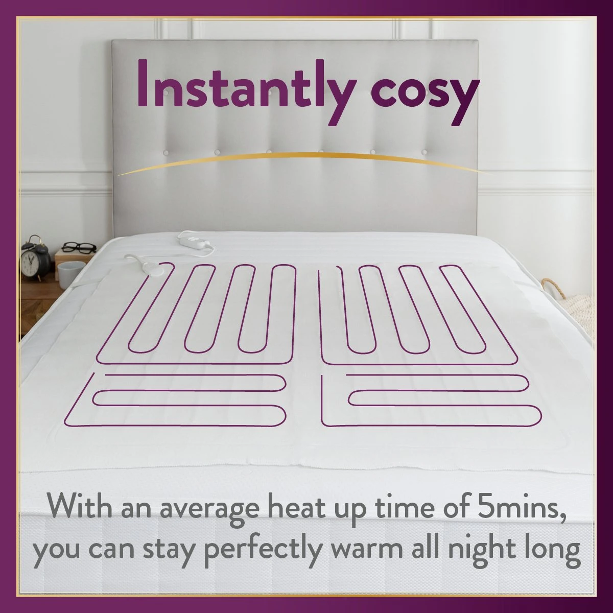 Slumberdown Perfectly Warm Luxury Electric Blanket-Double 11 Slumberdown Perfectly Warm Luxury Electric Blanket-Double - Image 9