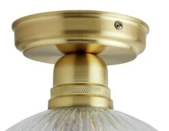 Habitat Perses Cut Glass And Brass Flush To Ceiling Light -Home Furnishings Store 9521401 R Z002A