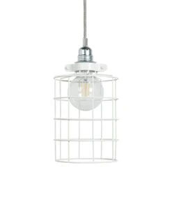 Habitat Cepheus Small Wire Shade - White -Home Furnishings Store 9521432 R Z002C