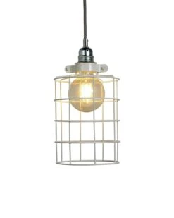 Habitat Cepheus Small Wire Shade - White -Home Furnishings Store 9521432 R Z003C