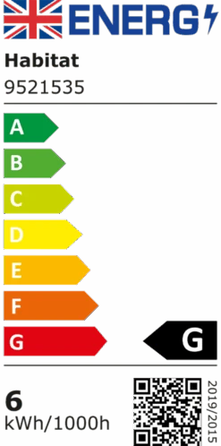 Habitat Ngami Mushroom Aluminium LED Touch Table Lamp - Blue -Home Furnishings Store 9521535 R A001