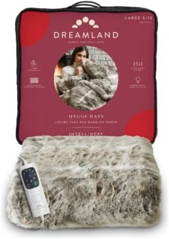 Dreamland Luxury Faux Fur Husky Heated Throw - Large 17 Dreamland Luxury Faux Fur Husky Heated Throw - Large -Home Furnishings Store 9522204 R Z007A