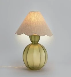 Habitat Estella Glass Table Lamp - Green 14 Habitat Estella Glass Table Lamp - Green -Home Furnishings Store 9522613 R Z002A
