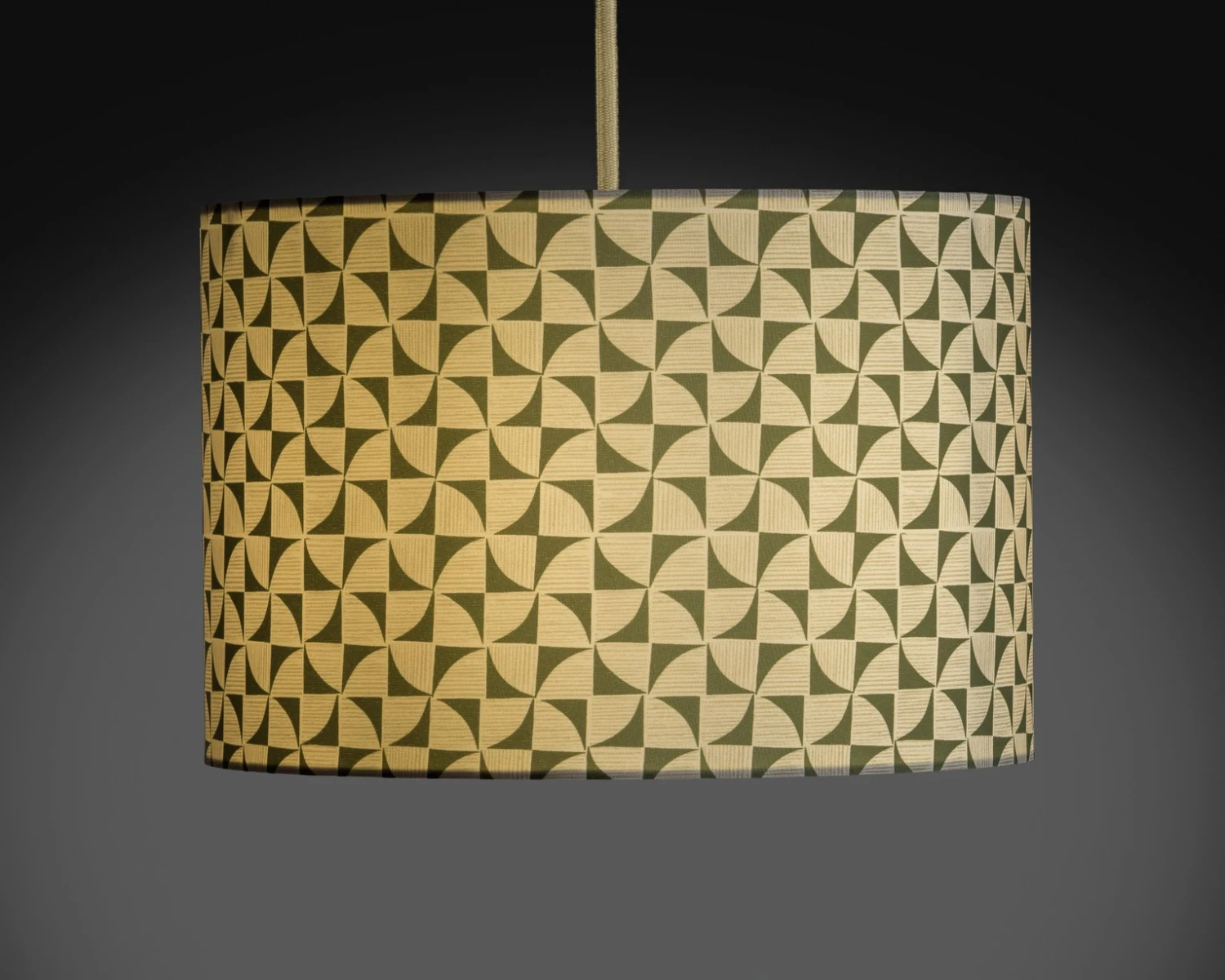 Habitat Cabin Retreat 30cm Block Shade - Green And White 7 Habitat Cabin Retreat 30cm Block Shade - Green And White - Image 5