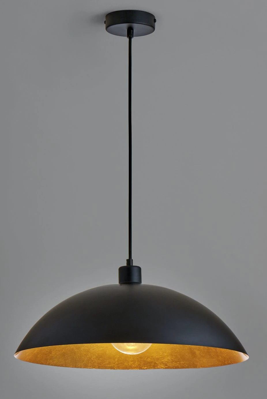 Habitat Yuno Leaf Pendant Shade - Black And Gold 7 Habitat Yuno Leaf Pendant Shade - Black And Gold - Image 5