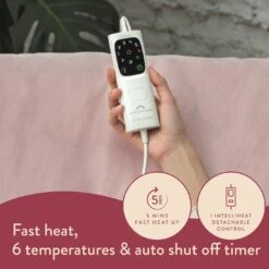 Dreamland Snuggle Up Pink Heated Throw - Large 14 Dreamland Snuggle Up Pink Heated Throw - Large -Home Furnishings Store 9528332 R Z004A