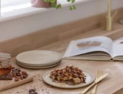 Habitat Evora 4 Piece Stoneware Dinner Plate - Natural -Home Furnishings Store 9529551 R Z001C