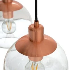 Habitat Coleman Metal 3 Light Bar Pendant Light - Copper -Home Furnishings Store 9536128 R Z002A