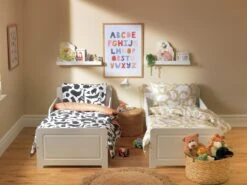 Habitat Kids Pure Cotton Twin Pack Bedding Set - Toddler -Home Furnishings Store 9536551 R Z007A