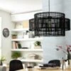 Habitat Bamboo 2 Tier Pendant Shade - Black 2 Habitat Bamboo 2 Tier Pendant Shade - Black -Home Furnishings Store 9537653 R Z001A