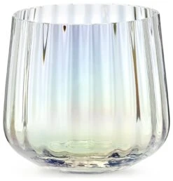 Habitat Iridescent Lustre Set Of 4 Fluted Tumblers -Home Furnishings Store 9538119 R Z003A