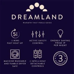 Dreamland Scandi Dual Control Underblanket-Super King 21 Dreamland Scandi Dual Control Underblanket-Super King -Home Furnishings Store 9540107 R Z009A