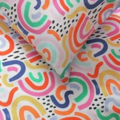 Habitat Kids Rainbow Brights Bedding Set - Single -Home Furnishings Store 9549043 R Z003A