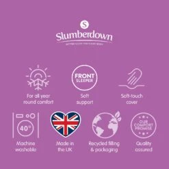 Slumberdown Duvet Days 10.5 Tog Duvet And Pillow Set -Single -Home Furnishings Store 9554911 R Z014A