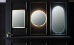 Habitat Circle Backlight LED Mirror - White 15 Habitat Circle Backlight LED Mirror - White -Home Furnishings Store 9559246 R Z003C