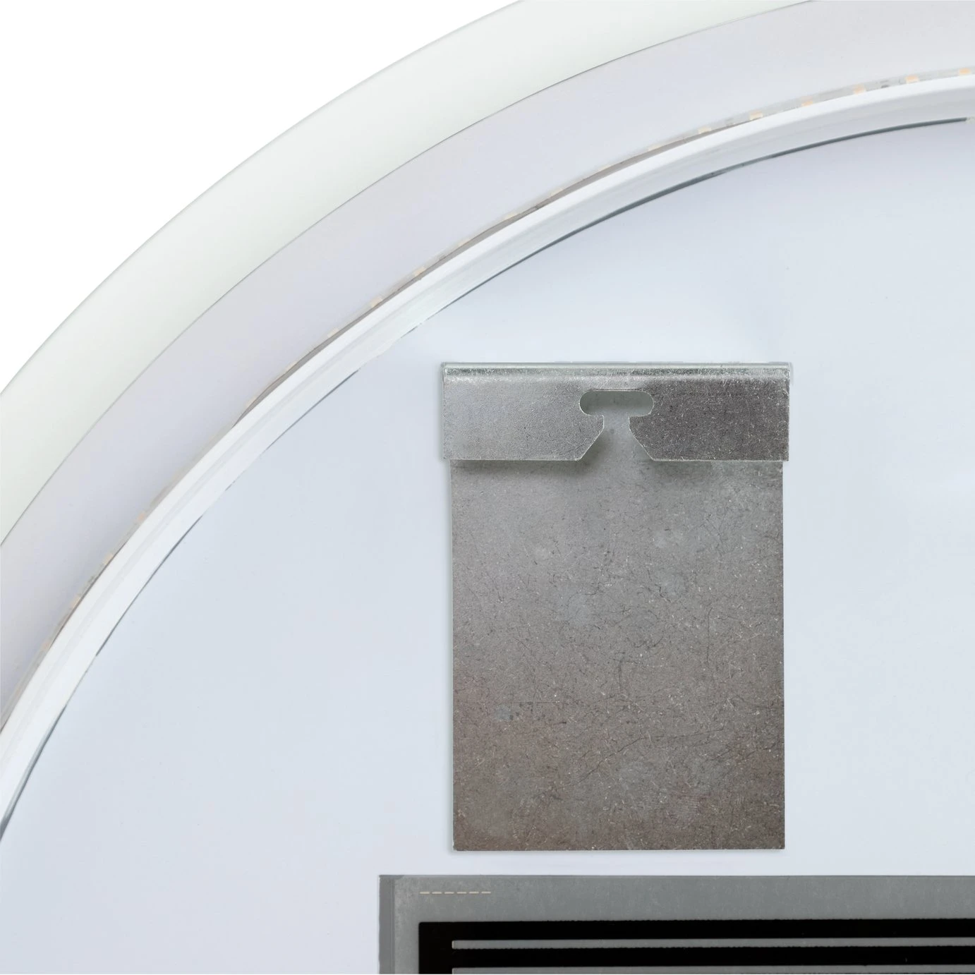 Habitat Circle Backlight LED Mirror - White 8 Habitat Circle Backlight LED Mirror - White - Image 6