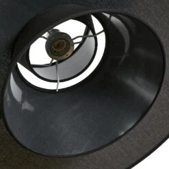 Habitat Linen Otton 2 Tier Easy Fit Shade - Black -Home Furnishings Store 9561478 R Z003A