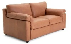 Habitat Florence Leather 2 Seater Sofa - Tan -Home Furnishings Store 9562532 R Z004A