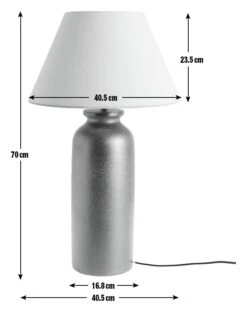 Habitat Hashi Ceramic Table Lamp - Black & Beige 14 Habitat Hashi Ceramic Table Lamp - Black & Beige -Home Furnishings Store 9563603 R E001