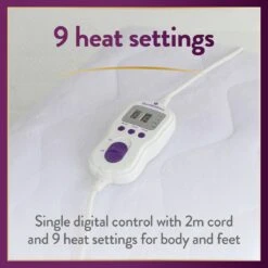 Slumberdown Perfectly Warm Luxury Electric Blanket - Single -Home Furnishings Store 9564516 R Z003A