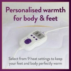 Slumberdown Perfectly Warm Luxury Electric Blanket - Single -Home Furnishings Store 9564516 R Z004A