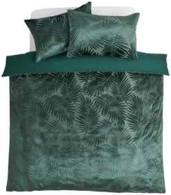 Habitat Feather Velvet Green Bedding Set - Double -Home Furnishings Store 9564798 R Z002A