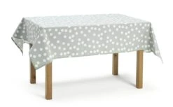 Habitat Spot Wipe Clean Tablecloth - Grey And White -Home Furnishings Store 9566710 R Z002A