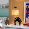 Habitat Kids Giraffe Rattan Table Lamp - Black 2 Habitat Kids Giraffe Rattan Table Lamp - Black -Home Furnishings Store 9568574 R Z001A