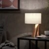 Habitat Abono Steel LED Table Lamp - Copper & Cream -Home Furnishings Store 9571884 R Z001A