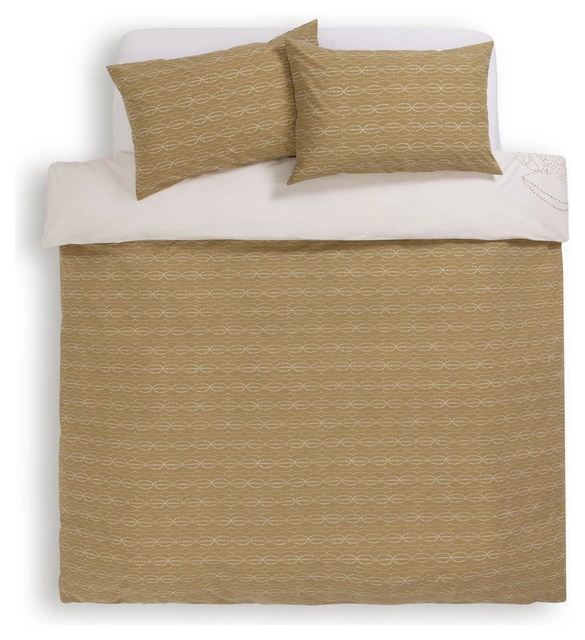 Habitat Cotton Floral Dobby Brown Bedding Set - Single 7 Habitat Cotton Floral Dobby Brown Bedding Set - Single - Image 5