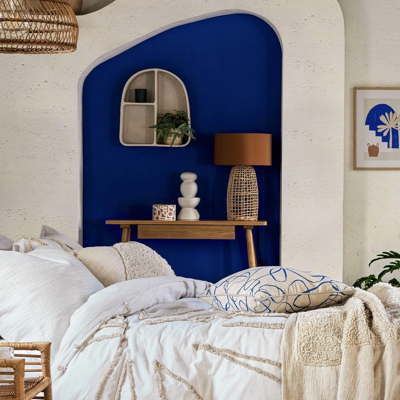 Habitat Luiss Rattan Table Lamp - Orange 8 Habitat Luiss Rattan Table Lamp - Orange - Image 6