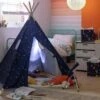 Habitat Kids Navy Blue Space Teepee Tent -Home Furnishings Store 9575770 R Z001C