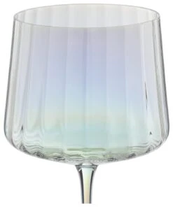 Habitat Iridescent Lustre Fluted Set Of 4 Gin Glass -Home Furnishings Store 9576638 R Z003A
