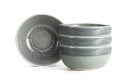 Habitat Evora 4 Piece Stoneware Cereal Bowl - Green