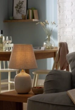 Habitat Aquilla Ceramic Table Lamp - Cream & Beige -Home Furnishings Store 9578636 R Z002C