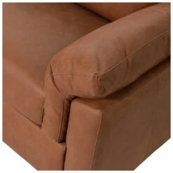 Habitat Florence Leather Left Hand Corner Chaise Sofa - Tan -Home Furnishings Store 9578746 R Z005A