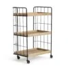Habitat Kai Wood Drinks Trolley - Black & Mango 1 Habitat Kai Wood Drinks Trolley - Black & Mango -Home Furnishings Store 9579271 R Z001A